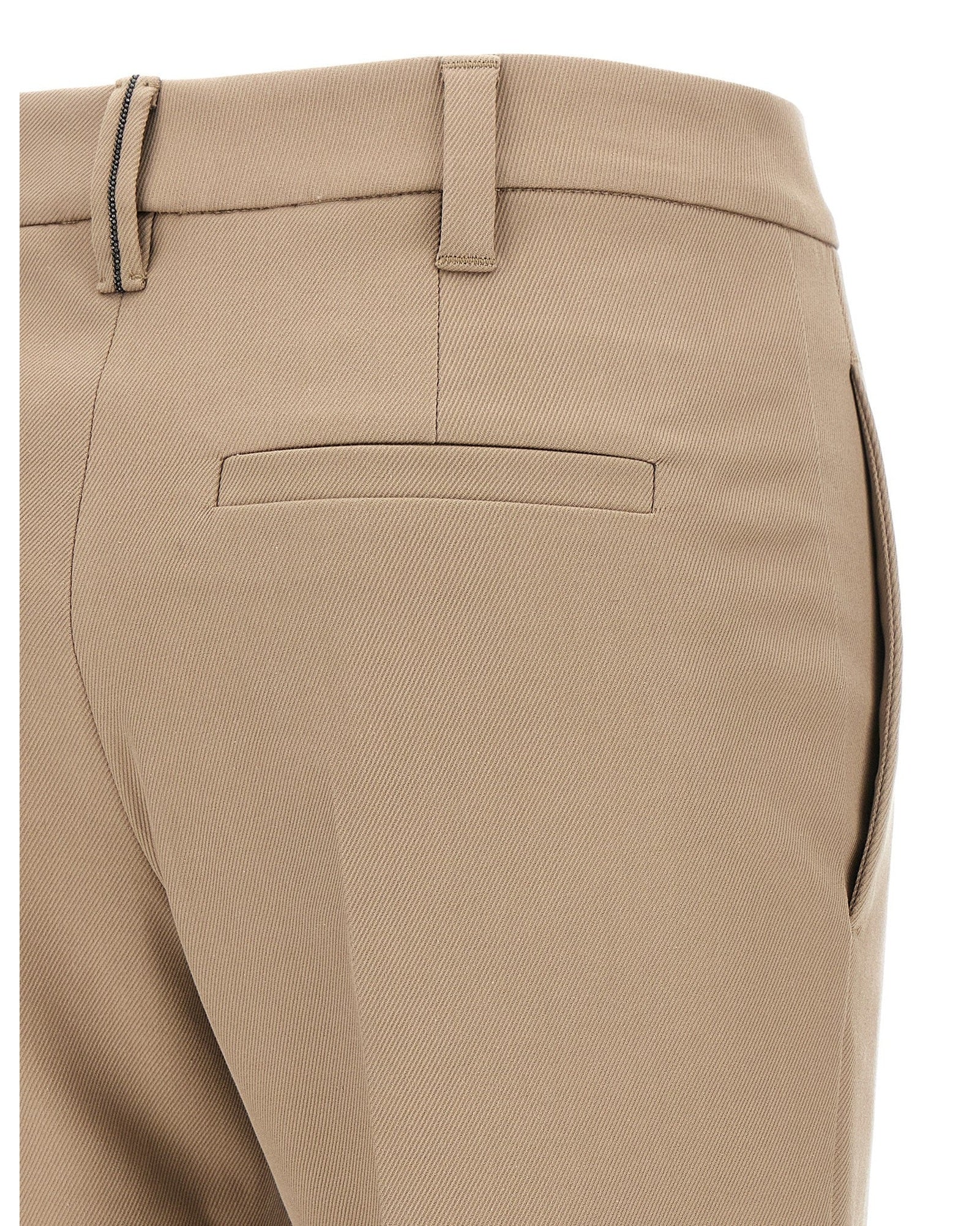 Brunello Cucinelli Monile Cotton Pants Glam Steals