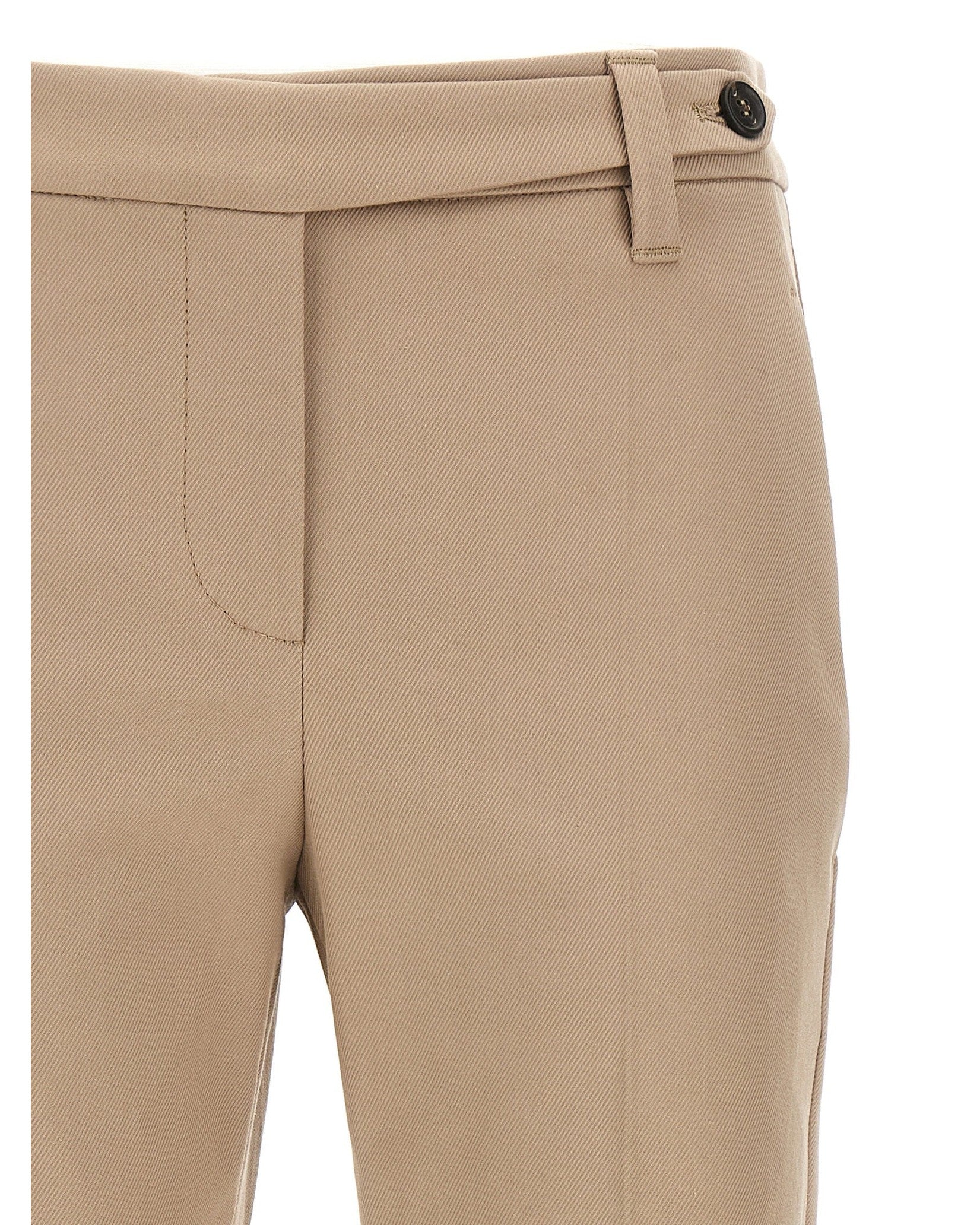 Brunello Cucinelli Monile Cotton Pants Glam Steals