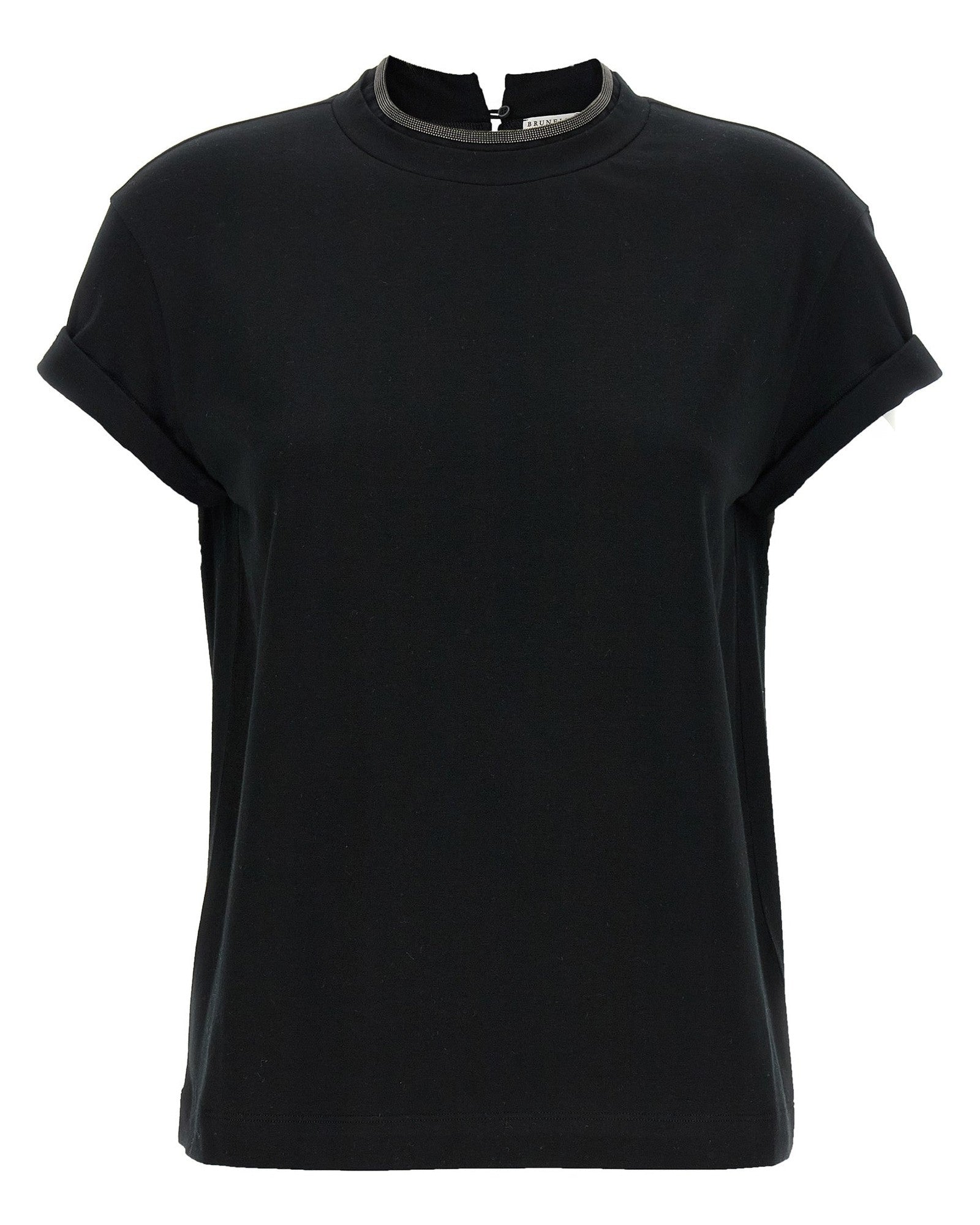 Brunello Cucinelli Monile Crew Neck T-shirt Glam Steals