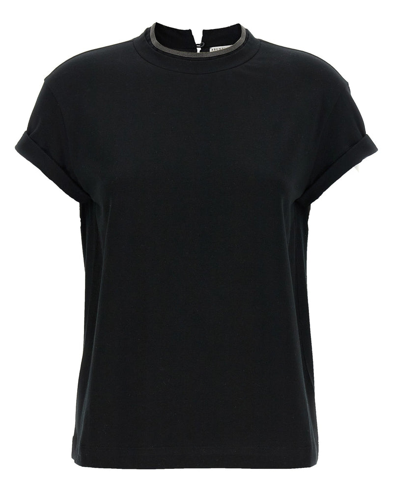 Brunello Cucinelli Monile Crew Neck T-shirt Glam Steals
