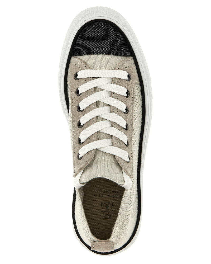 Brunello Cucinelli Monile Knit Sneakers Glam Steals