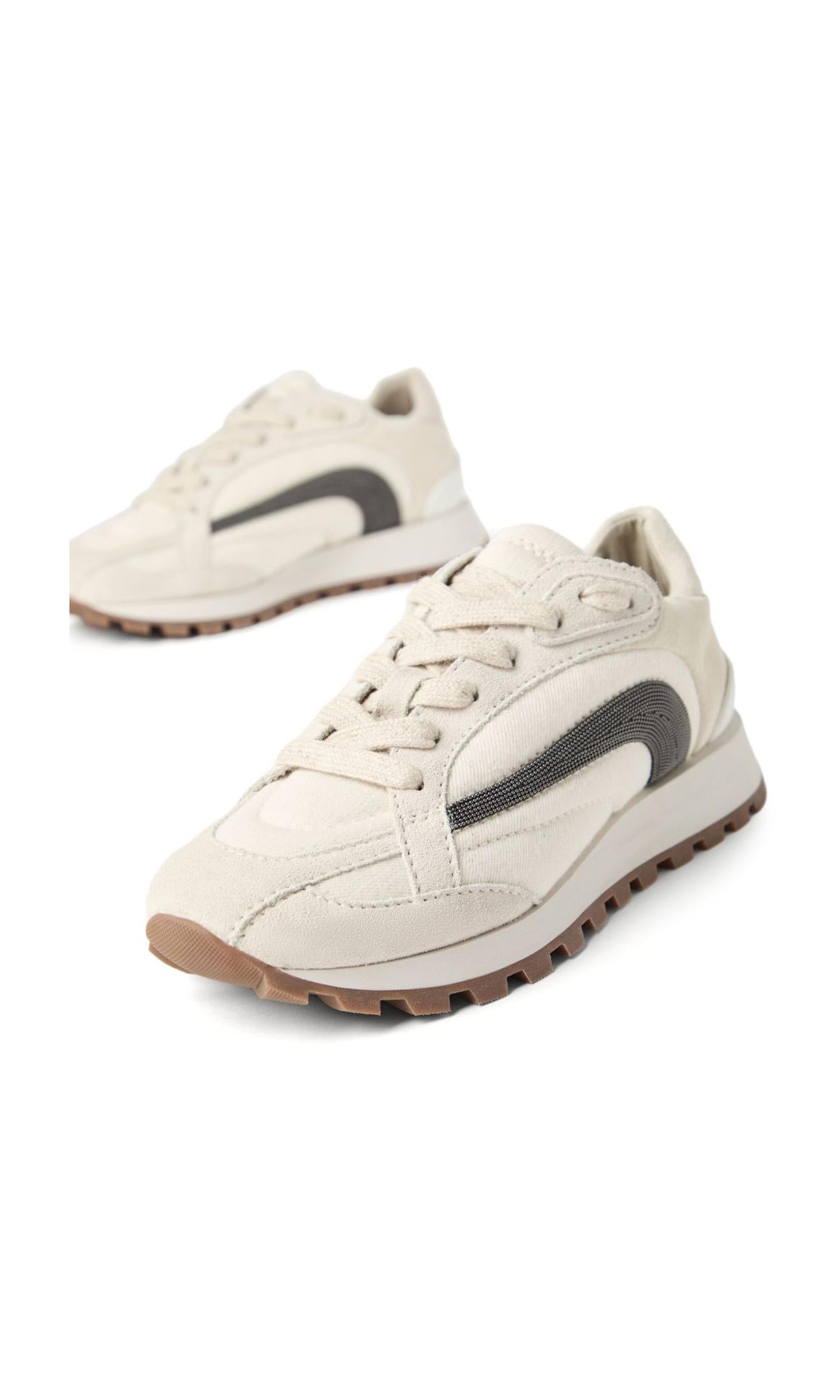 Brunello Cucinelli Monili Detail Sneakers Glam Steals