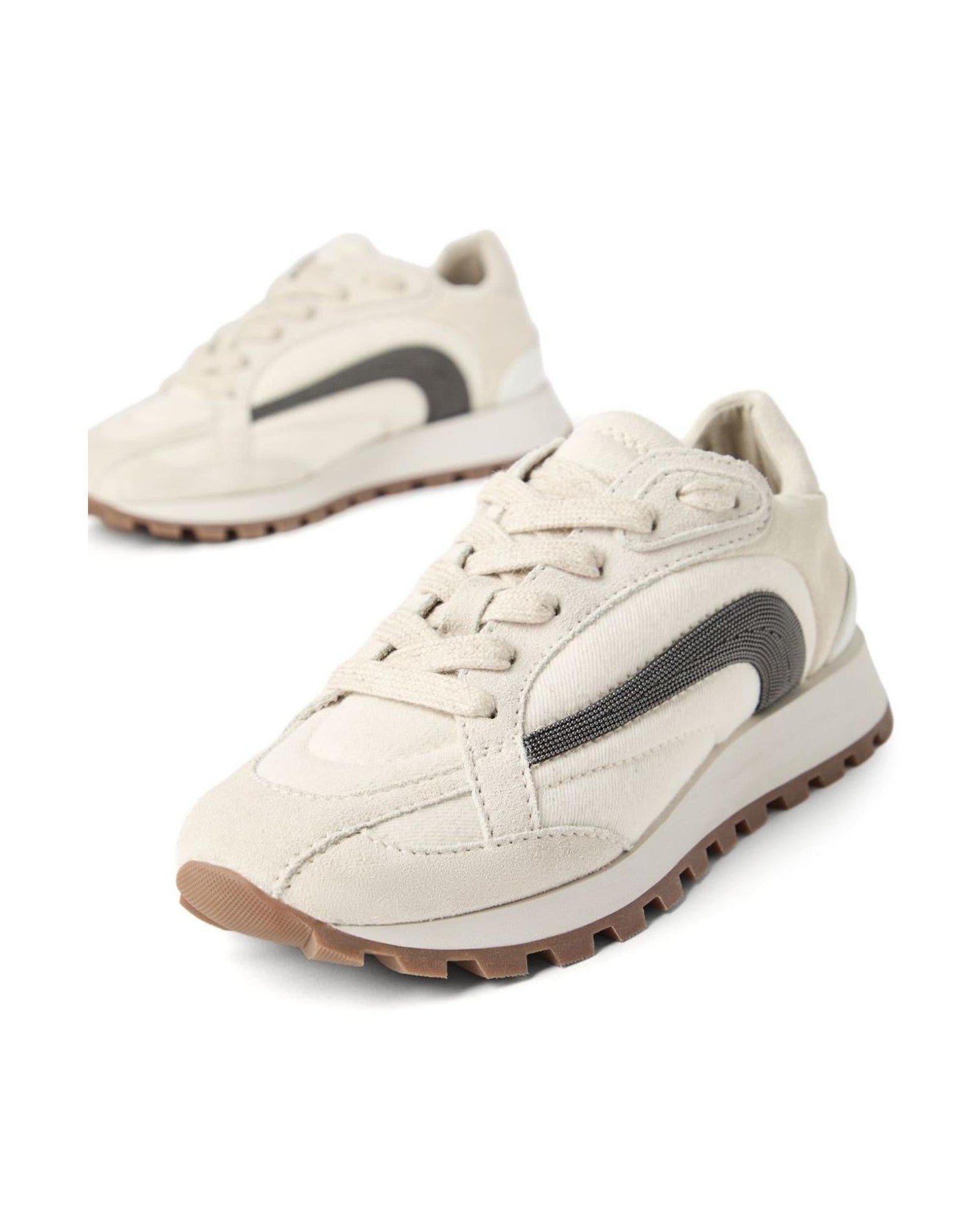 Brunello Cucinelli Monili Detail Sneakers Glam Steals