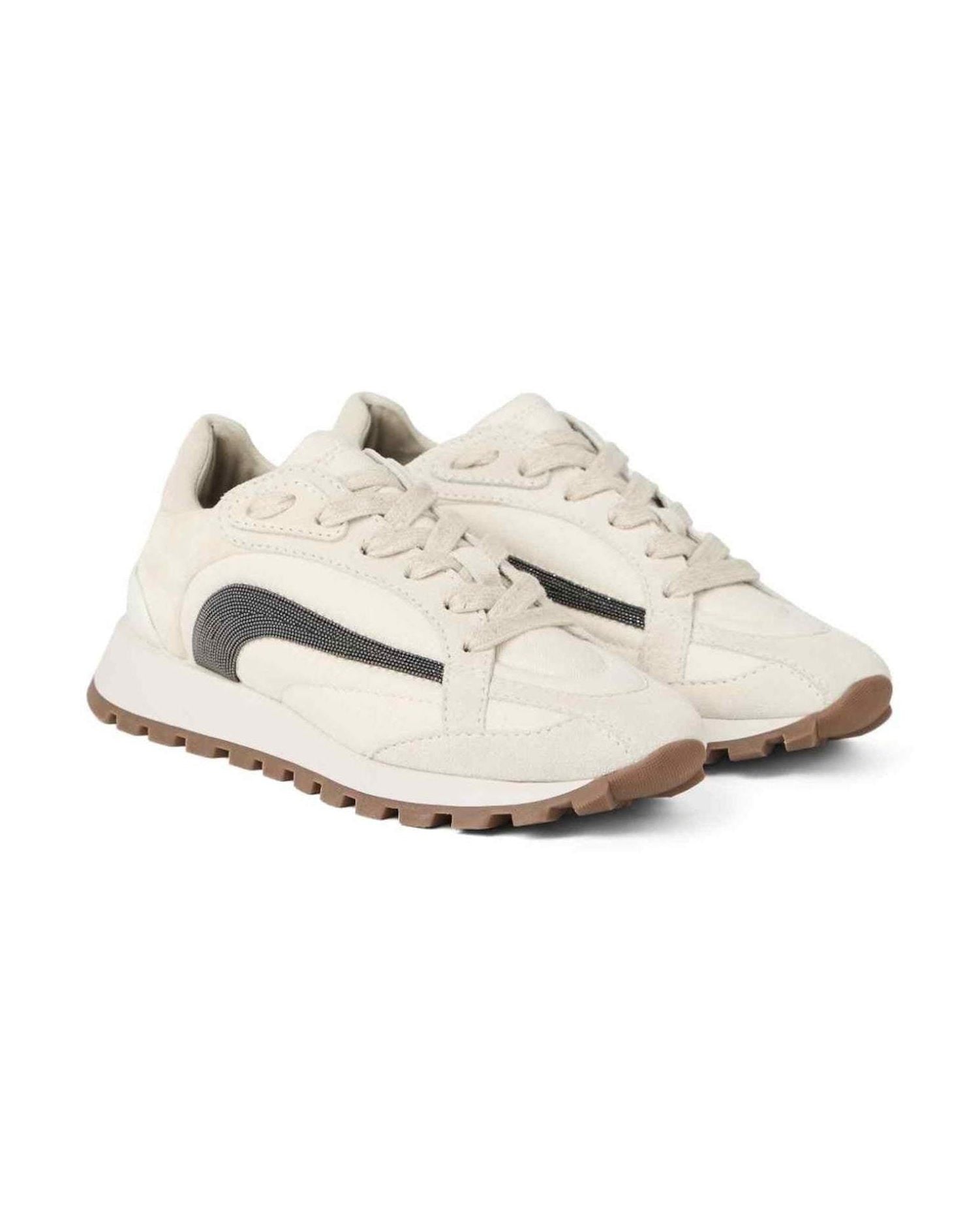 Brunello Cucinelli Monili Detail Sneakers Glam Steals