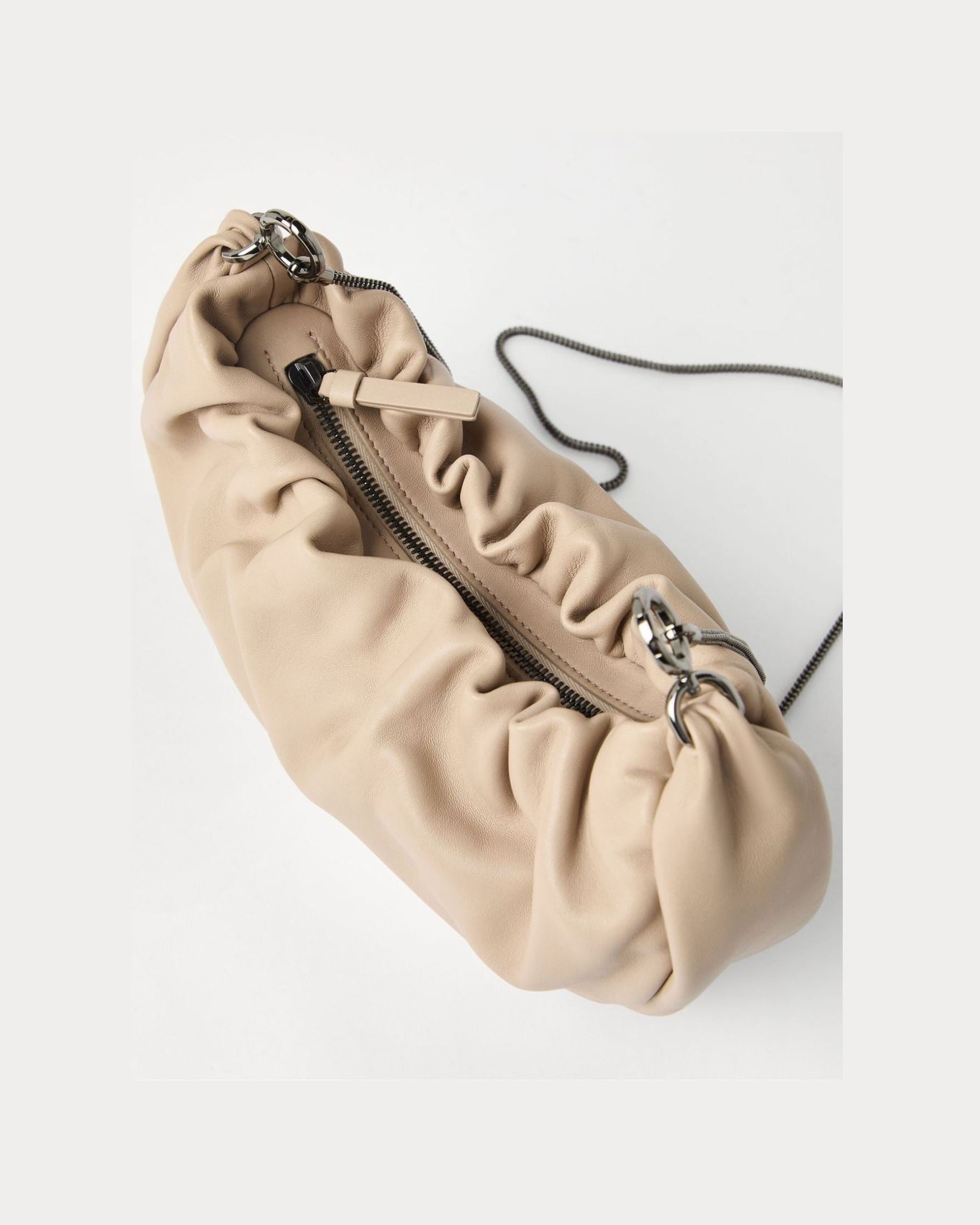 Brunello Cucinelli Monili Shoulder Bag with Chain Glam Steals