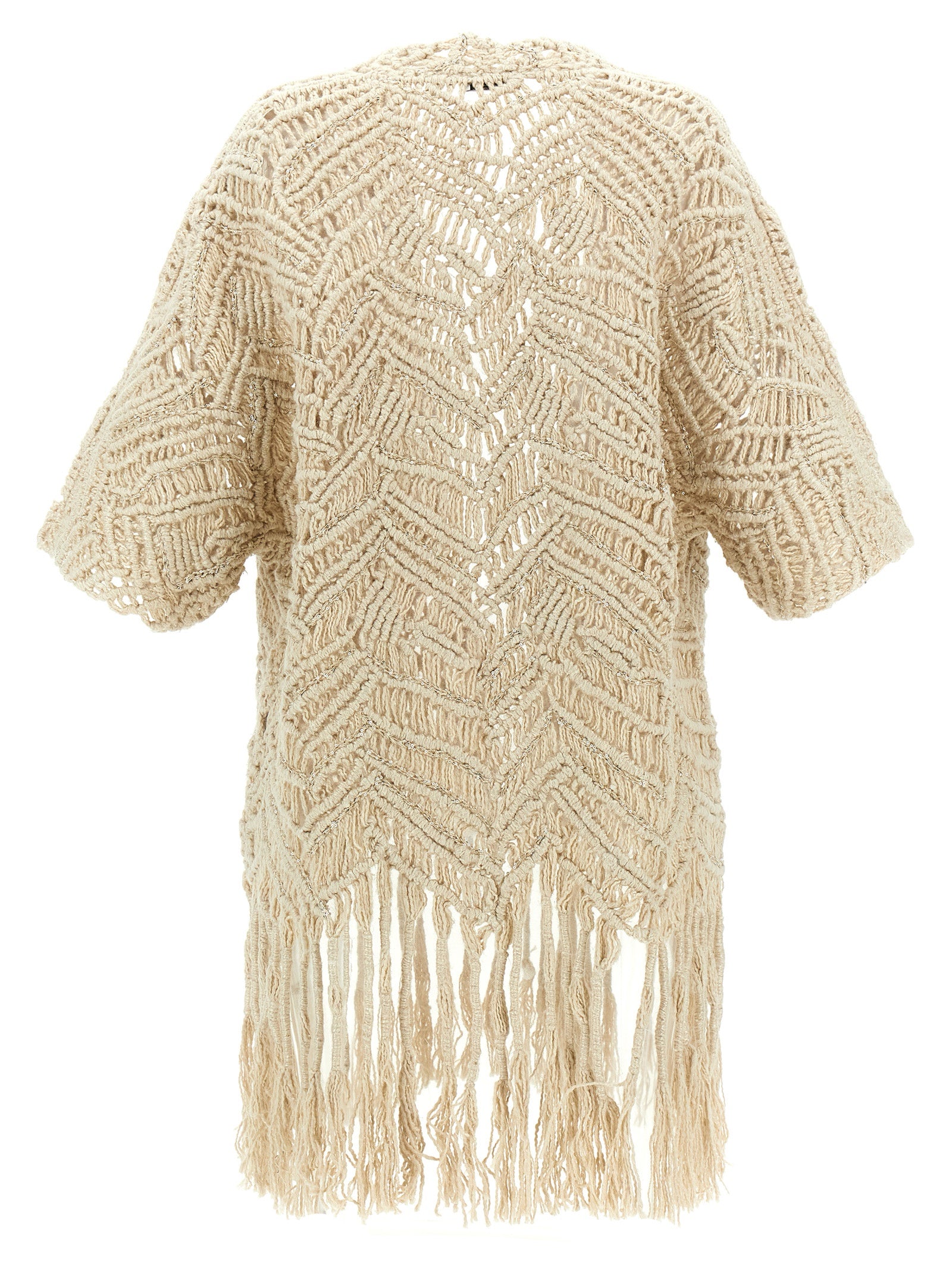 Brunello Cucinelli Opera Dazzling Macramé Cardigan Glam Steals