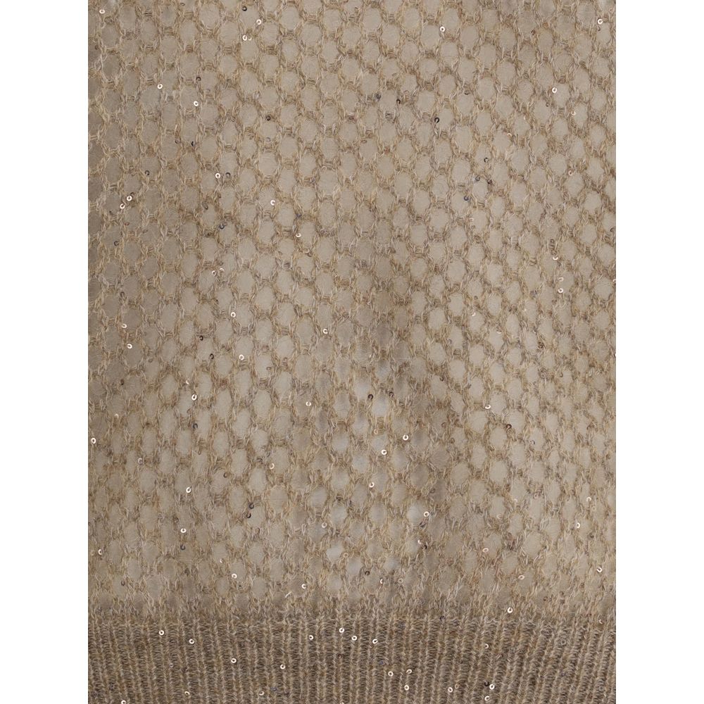Brunello Cucinelli Perforated Sweater Glam Steals