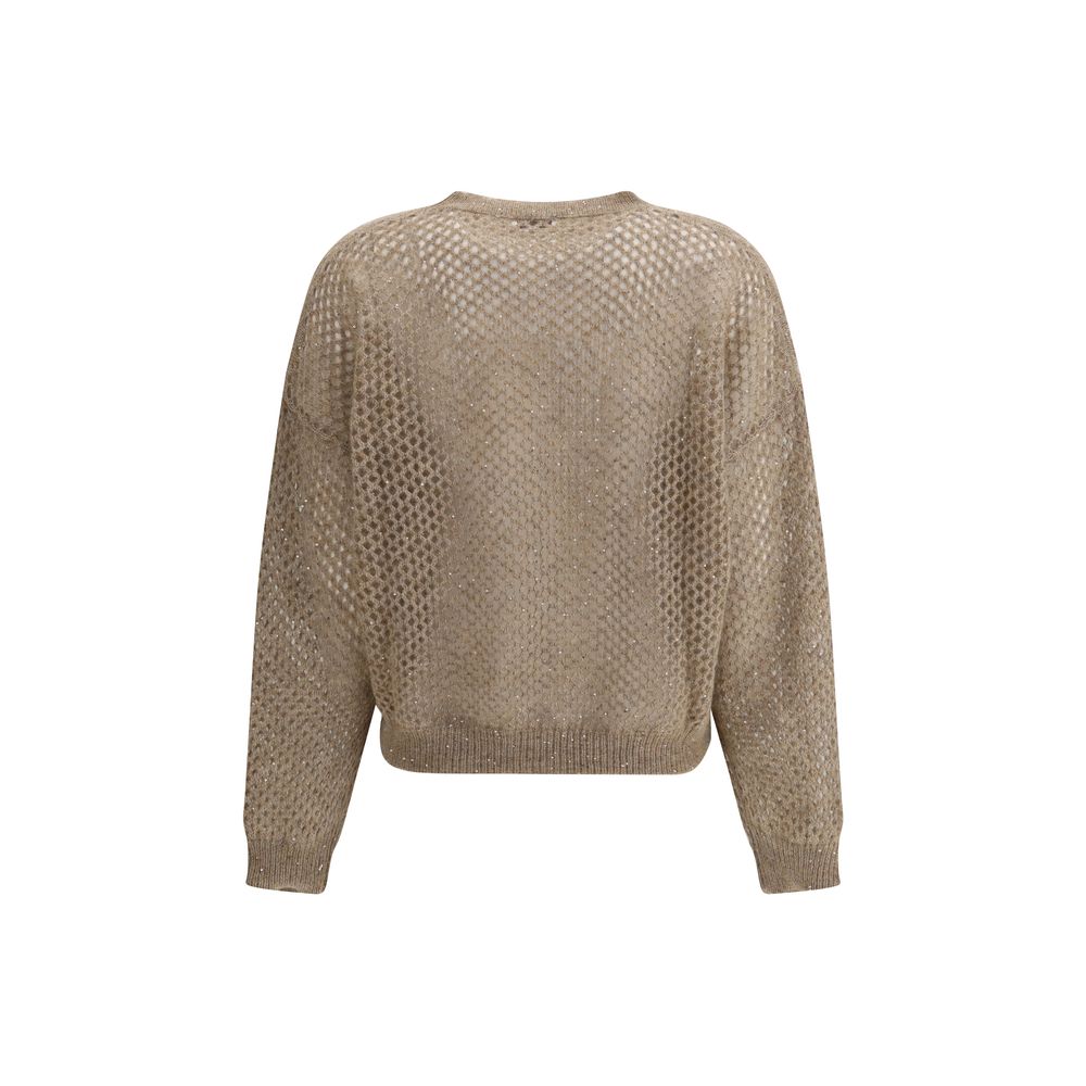 Brunello Cucinelli Perforated Sweater Glam Steals