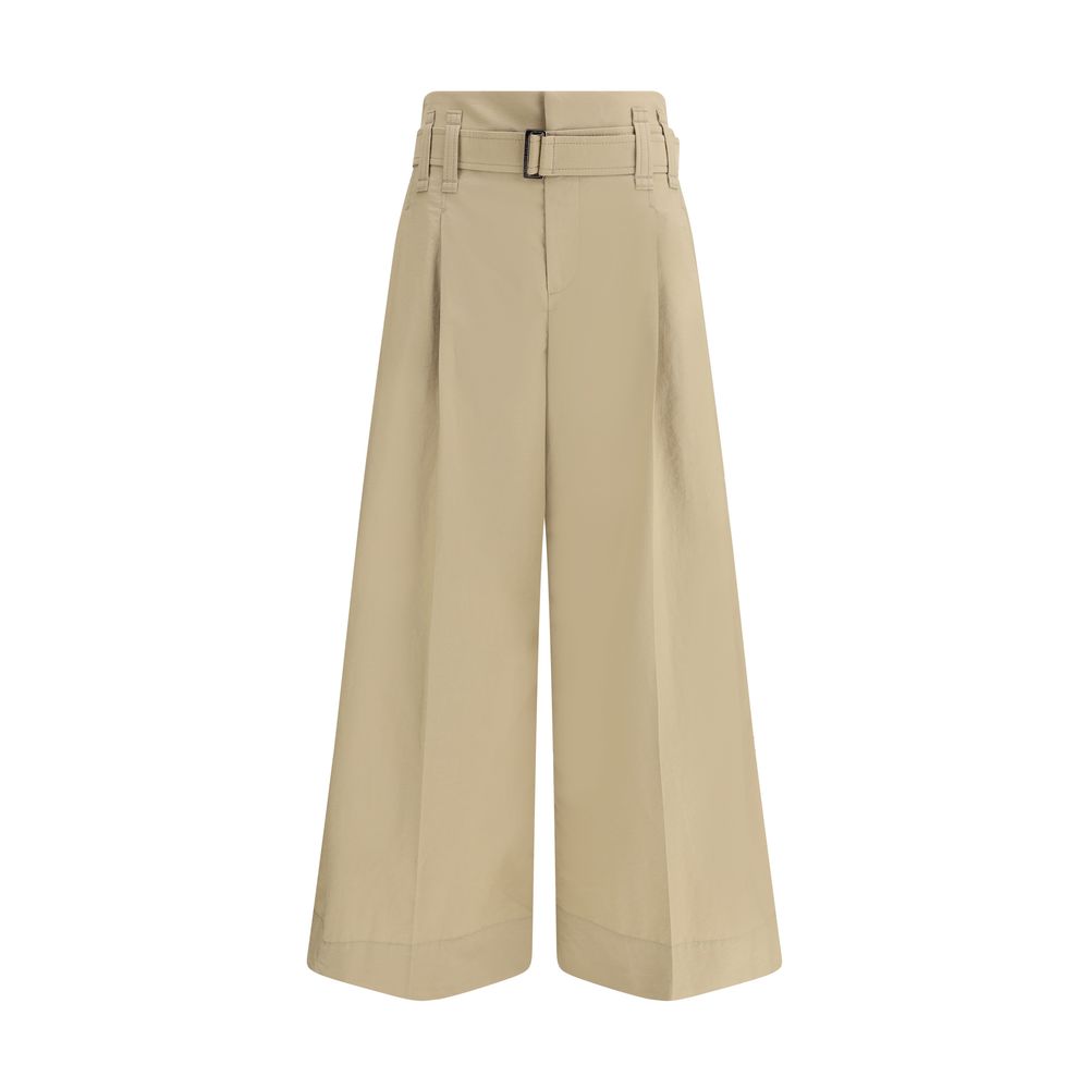 Brunello Cucinelli Pleated Crop Pant Glam Steals