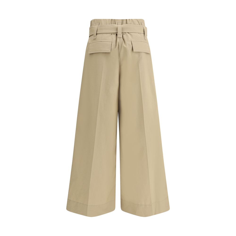 Brunello Cucinelli Pleated Crop Pant Glam Steals