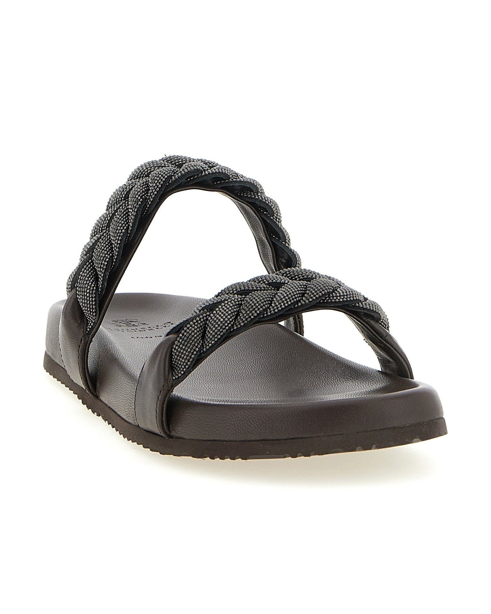 Brunello Cucinelli Precious Braided Straps Sandals Glam Steals