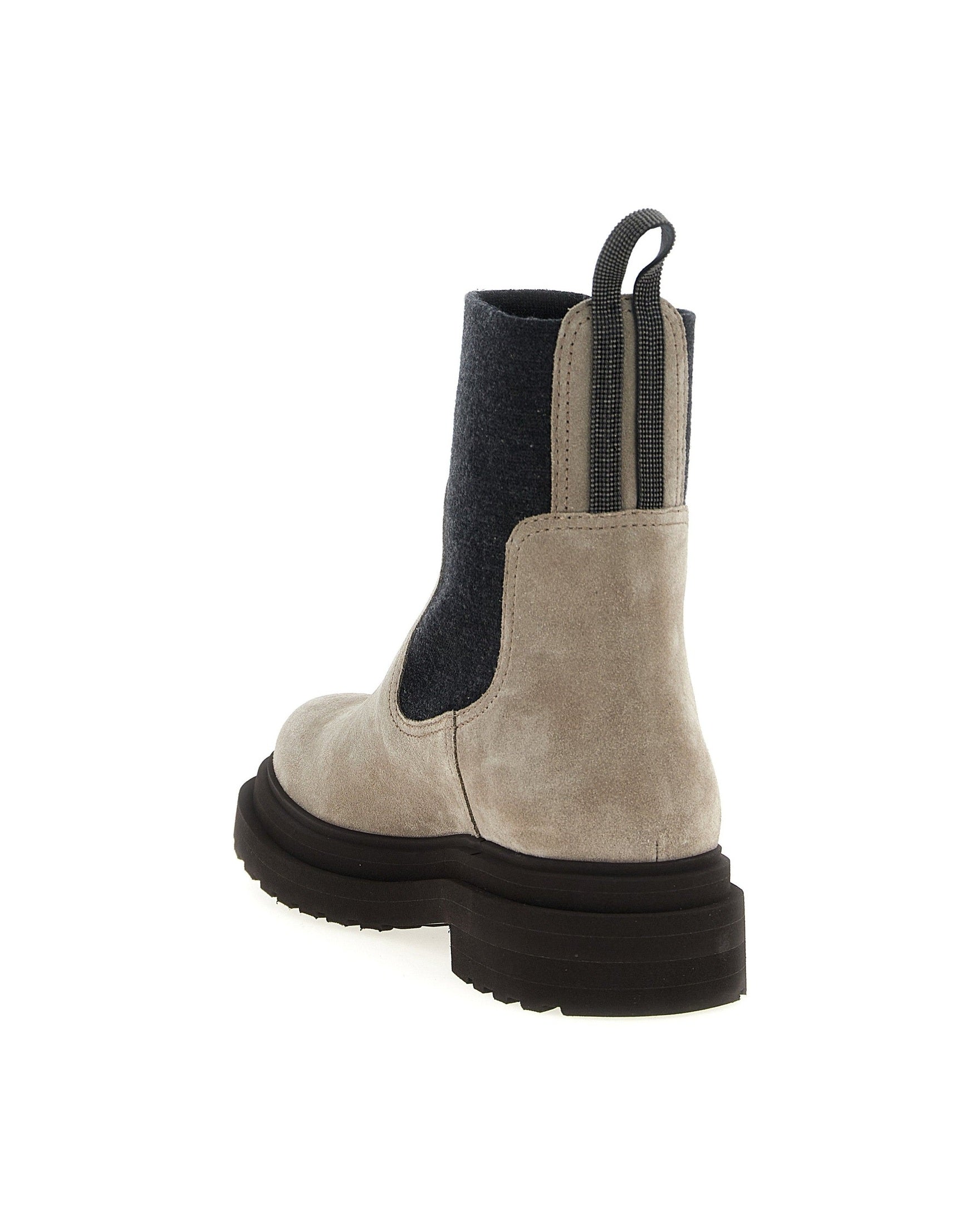 Brunello Cucinelli Precious Loop Detail Ankle Boots Boots