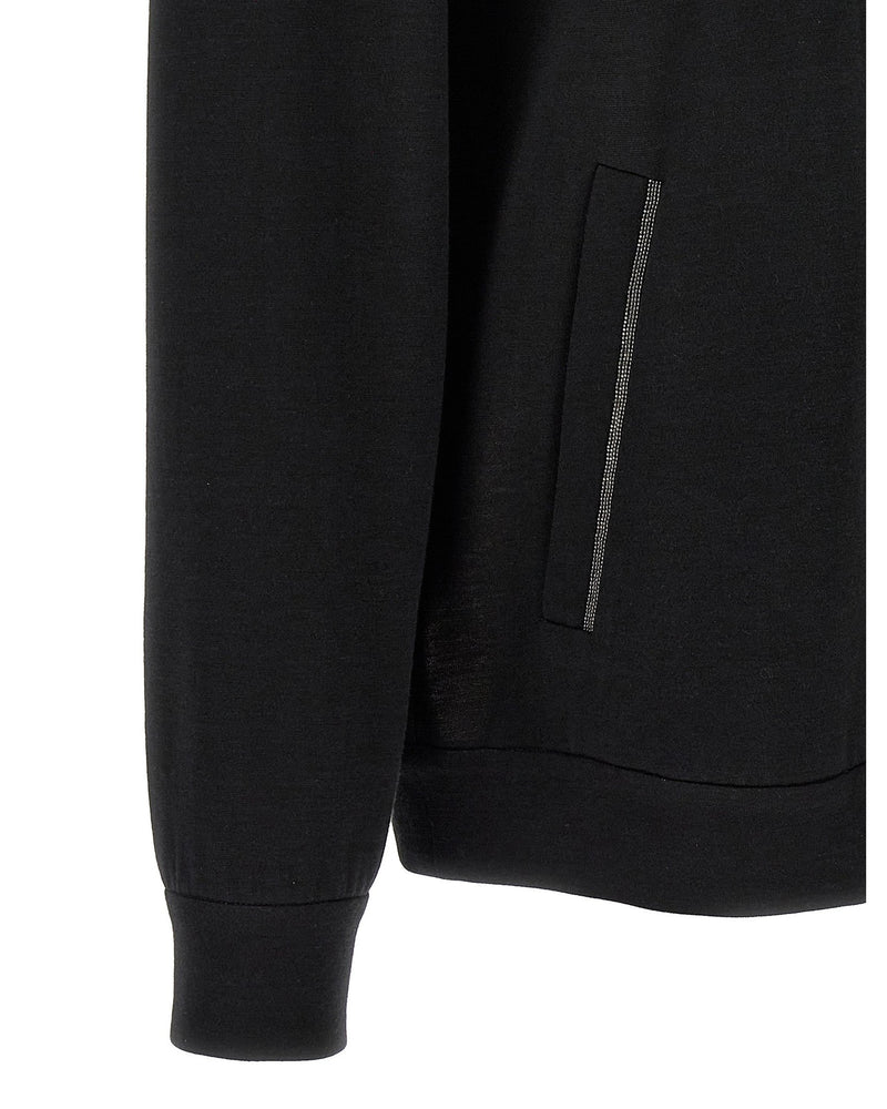 Brunello Cucinelli Precious Zipper Pull Hoodie Glam Steals