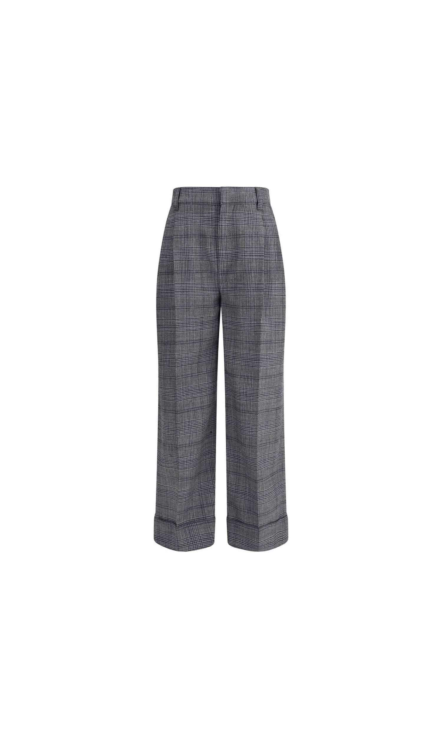Brunello Cucinelli Prince Of Wales Patterned Pant Glam Steals