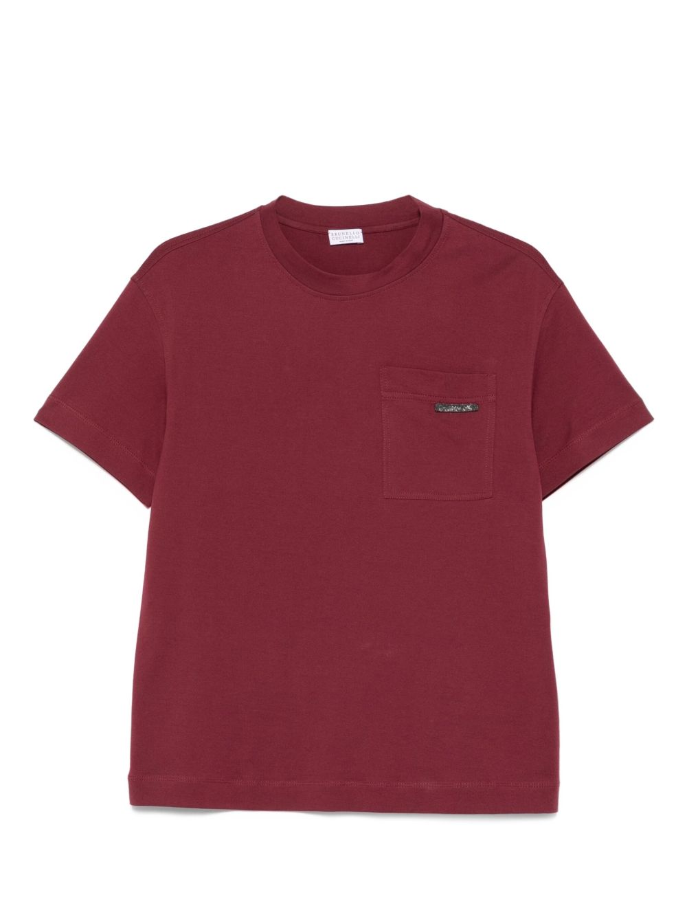 Brunello Cucinelli Red T-shirt Glam Steals