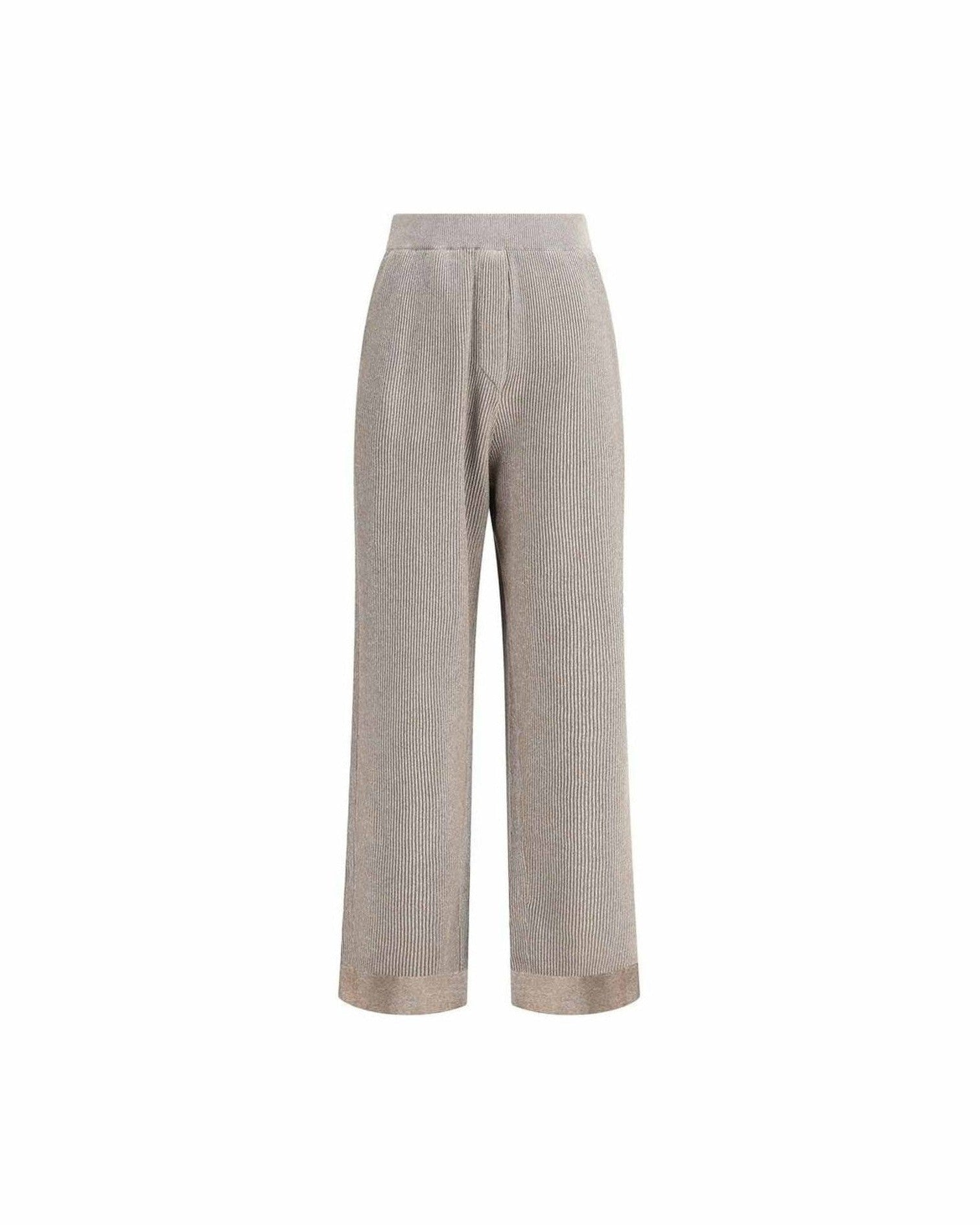 Brunello Cucinelli Ribbed Lurex Pant Glam Steals