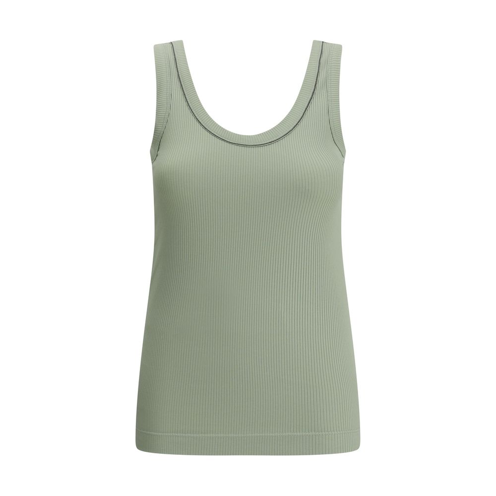 Brunello Cucinelli Ribbed Top Glam Steals
