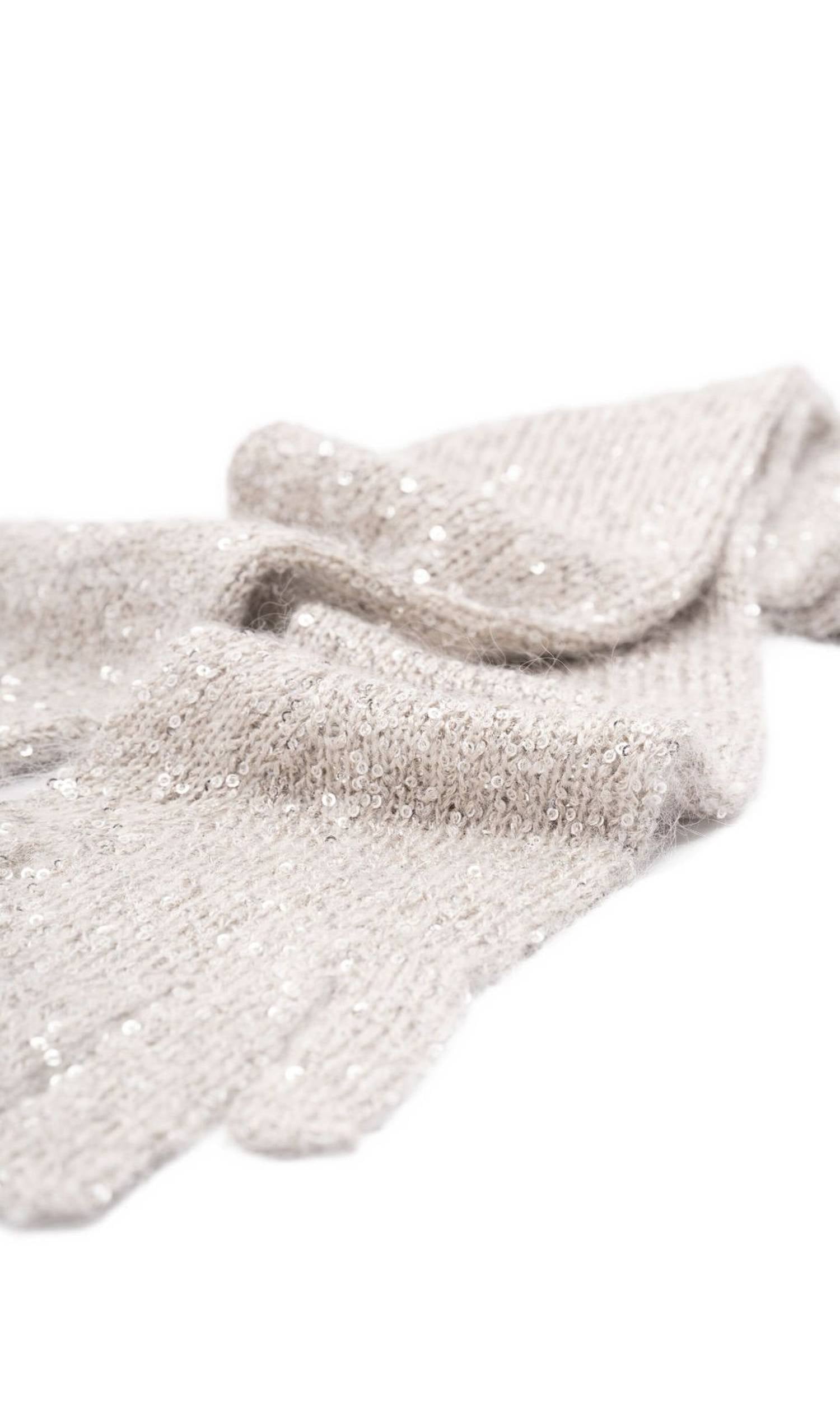 Brunello Cucinelli Sequin Embellished Long Gloves Glam Steals