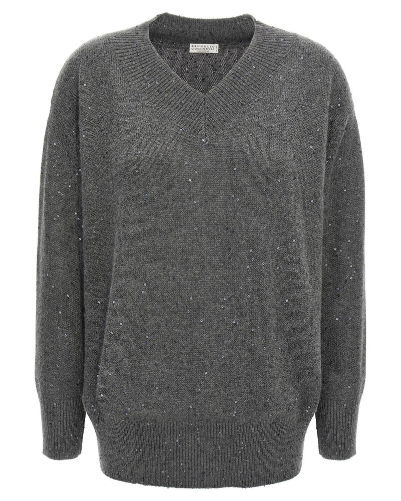 Brunello Cucinelli Sequin Sweater Glam Steals