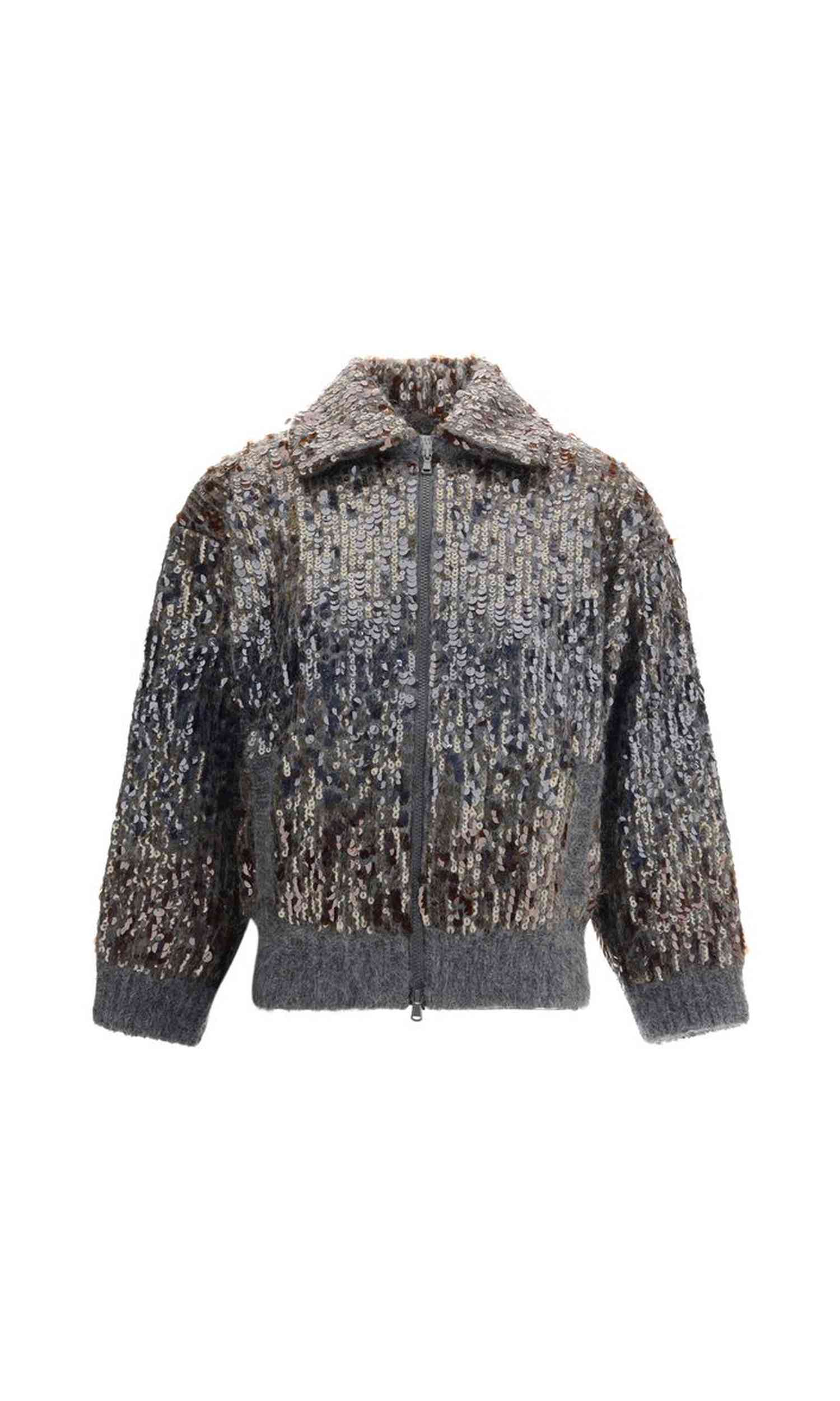 Brunello Cucinelli Sequined Cardigan Glam Steals