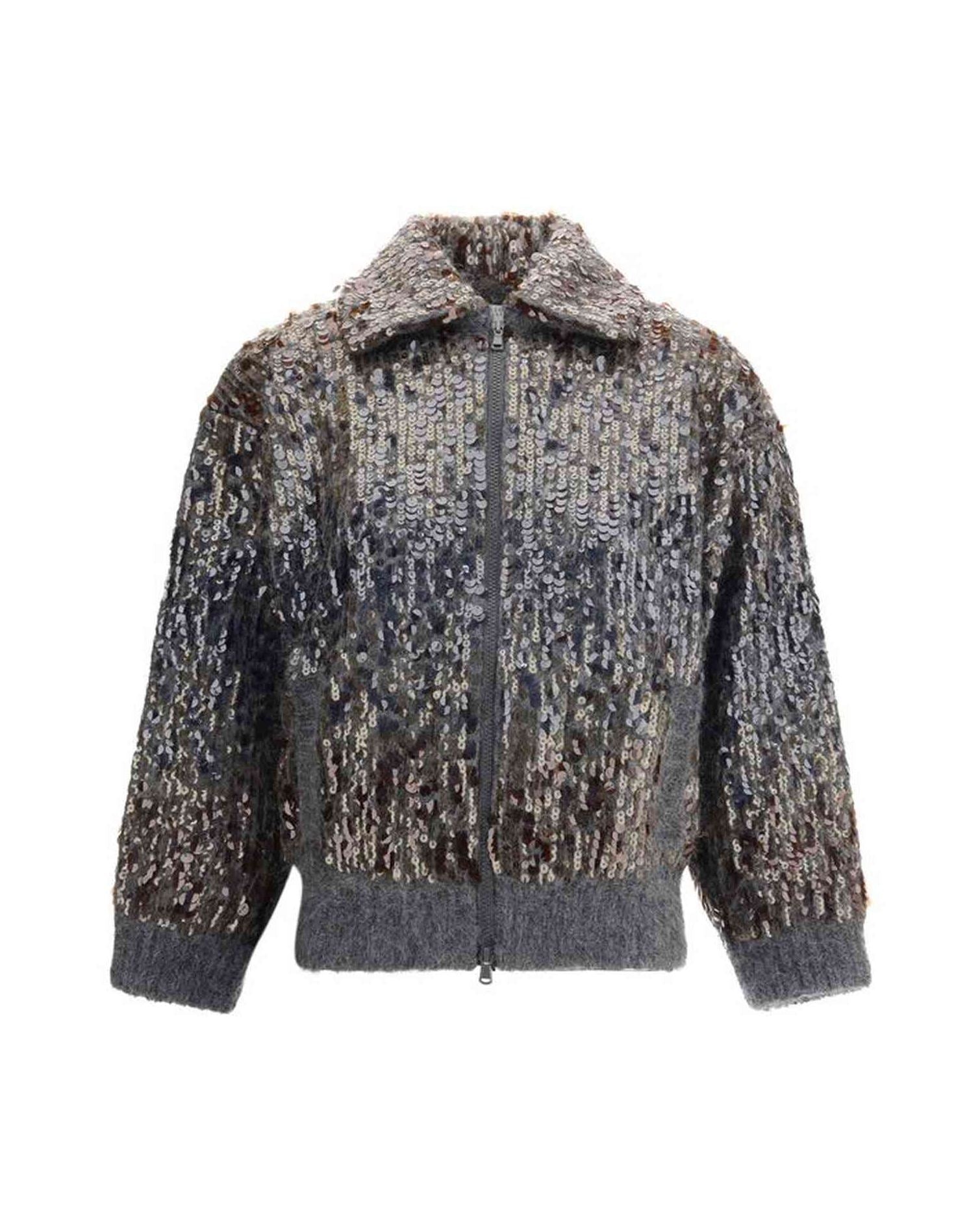 Brunello Cucinelli Sequined Cardigan Glam Steals