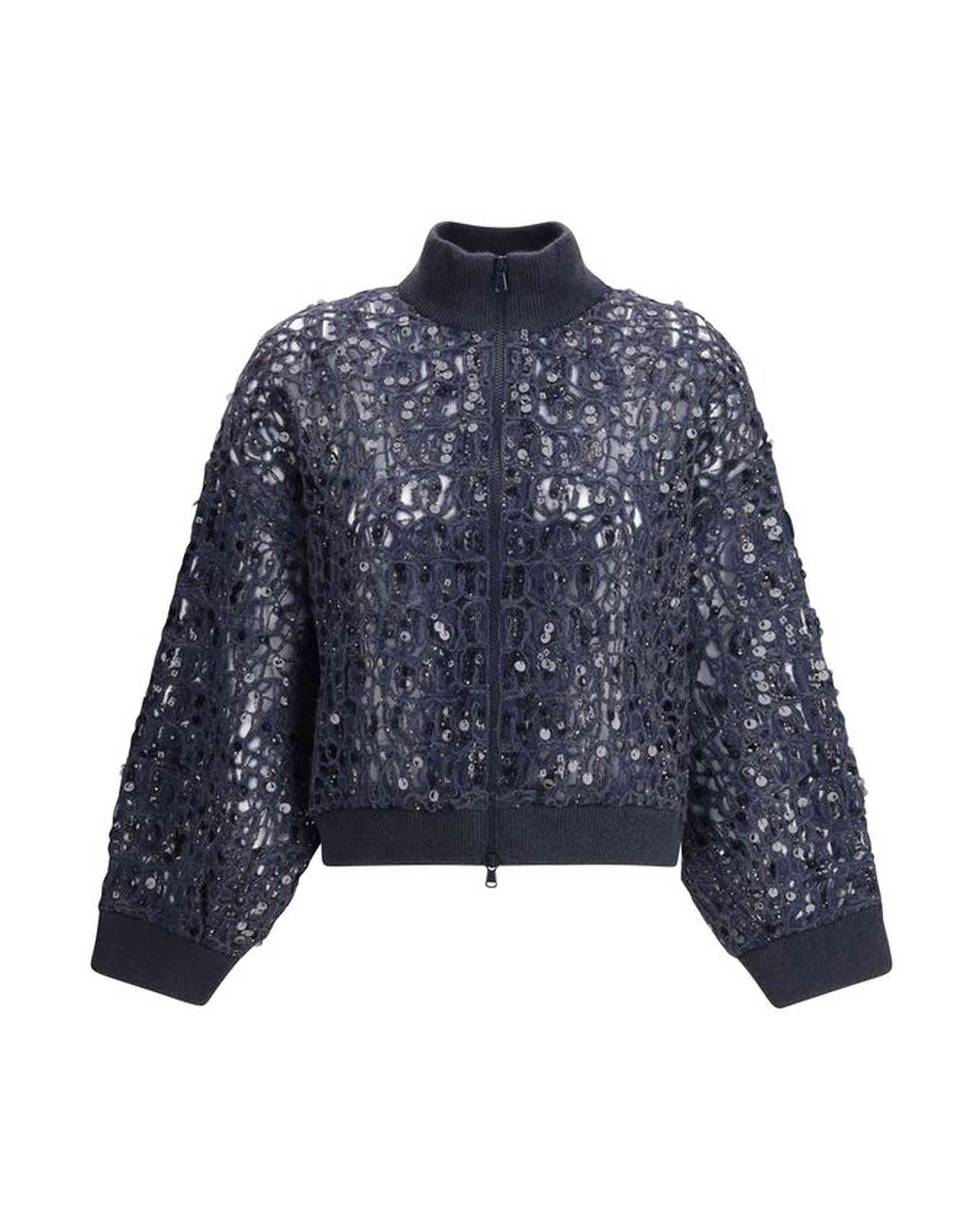 Brunello Cucinelli Sequined Cardigan Glam Steals