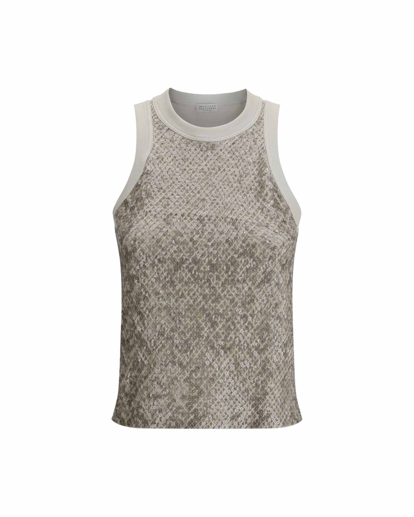 Brunello Cucinelli Sequins Top Glam Steals