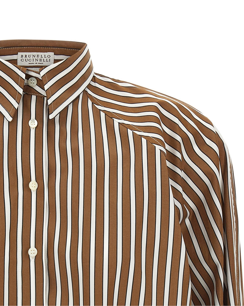 Brunello Cucinelli Shadow Striped Shirt Glam Steals