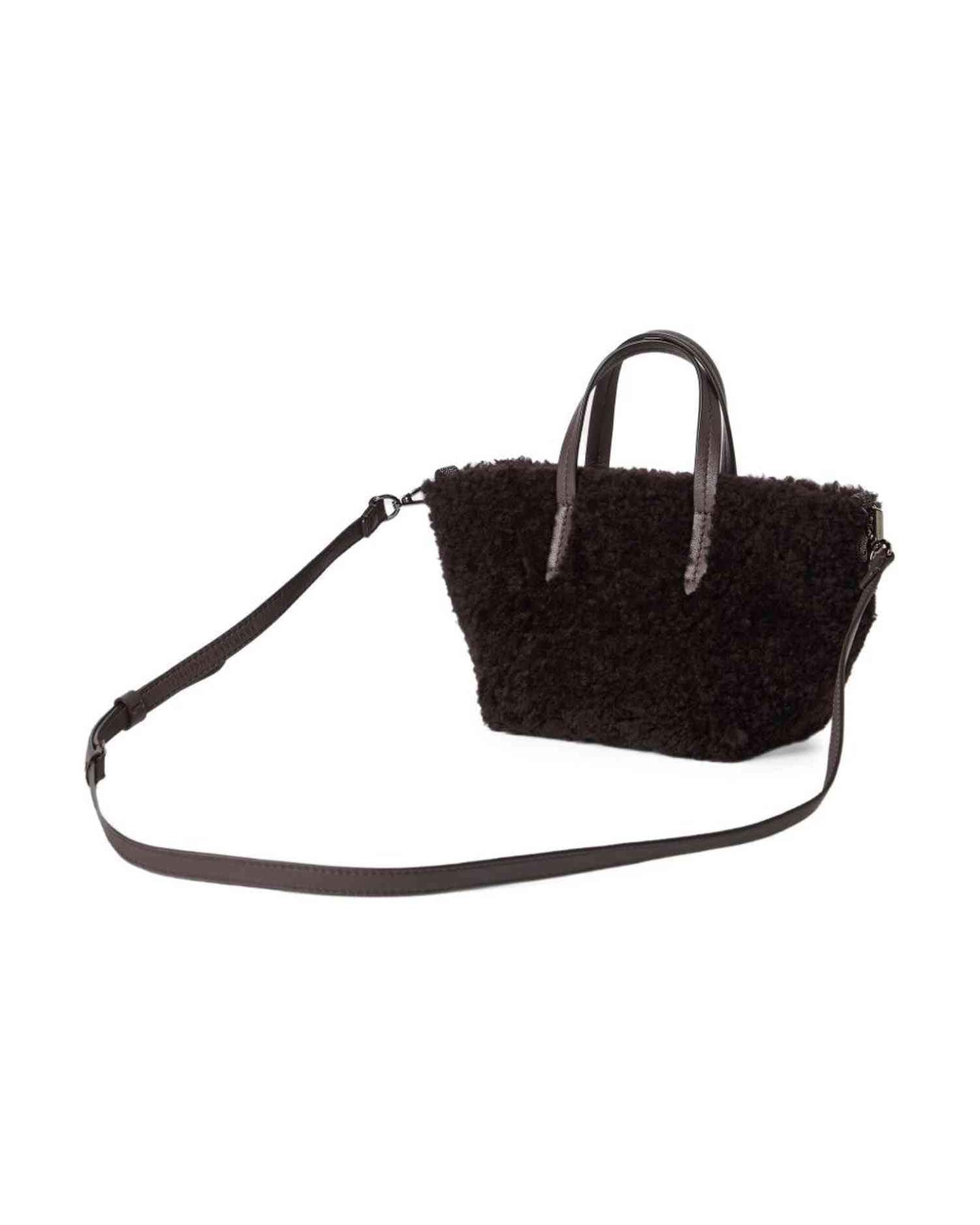 Brunello Cucinelli Shearling Bc Duo Mini Bag in Curly with Monili Glam Steals