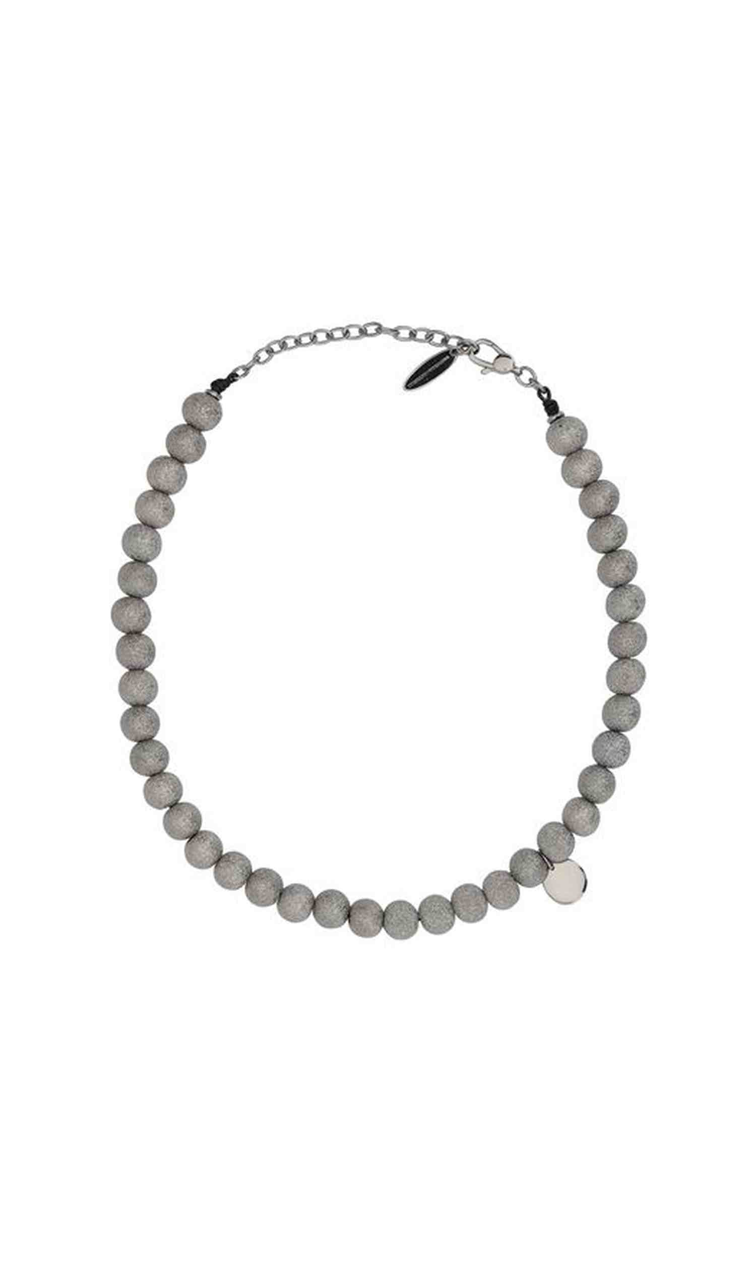 Brunello Cucinelli Shimmer Bead Necklace Glam Steals