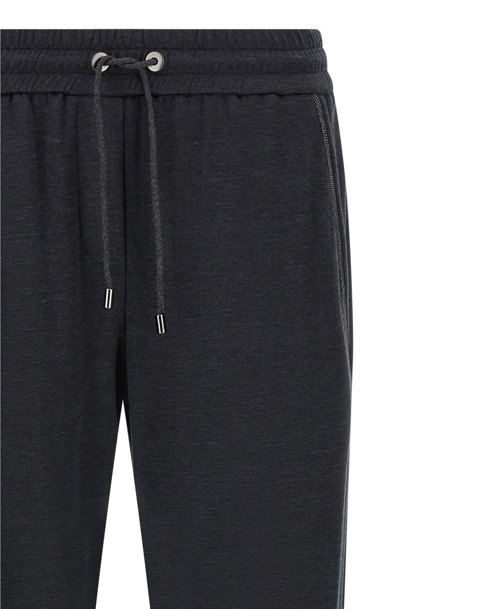 Brunello Cucinelli Shiny Pocket Detail Joggers Trousers