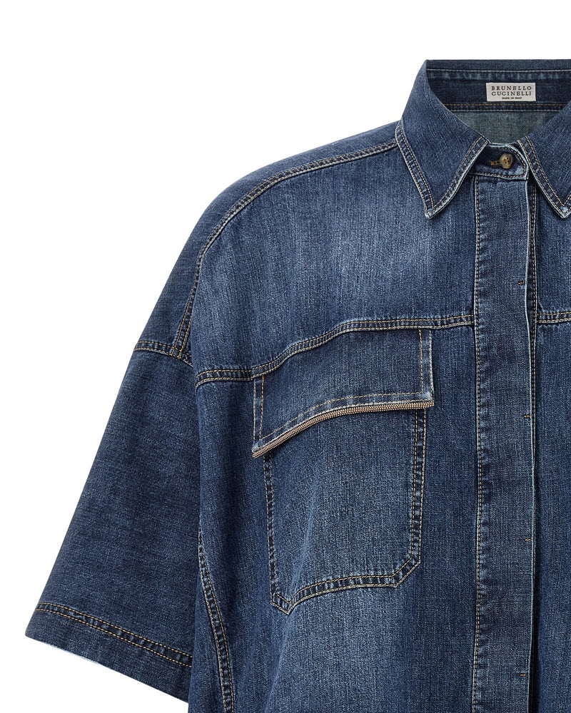 Brunello Cucinelli Shiny Pockets Shirt Glam Steals