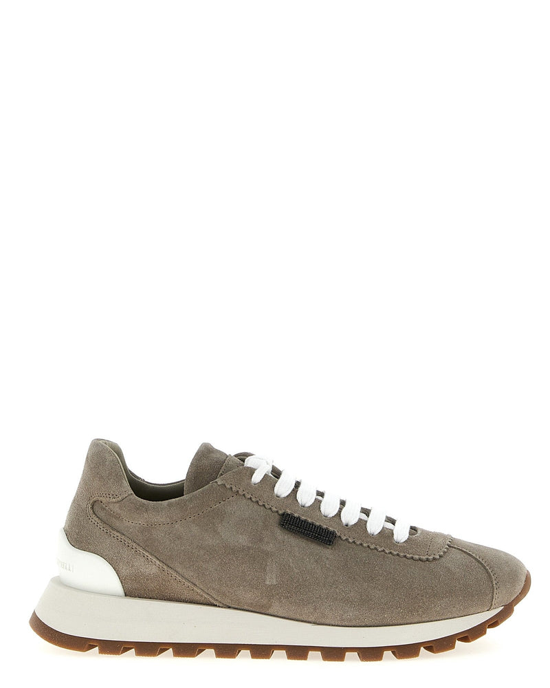 Brunello Cucinelli Shiny Tab Sneakers Glam Steals