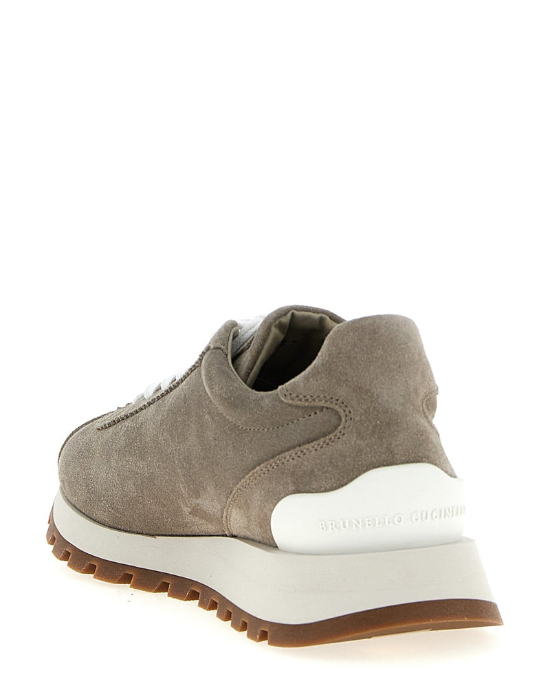 Brunello Cucinelli Shiny Tab Sneakers Glam Steals