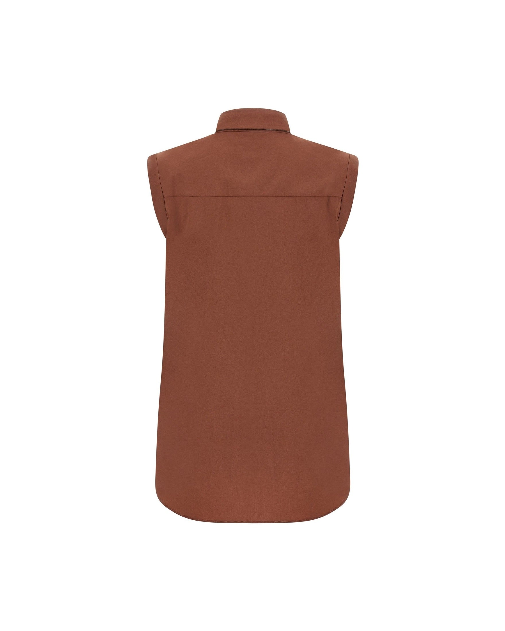 Brunello Cucinelli Shiny Trim Shirt Glam Steals