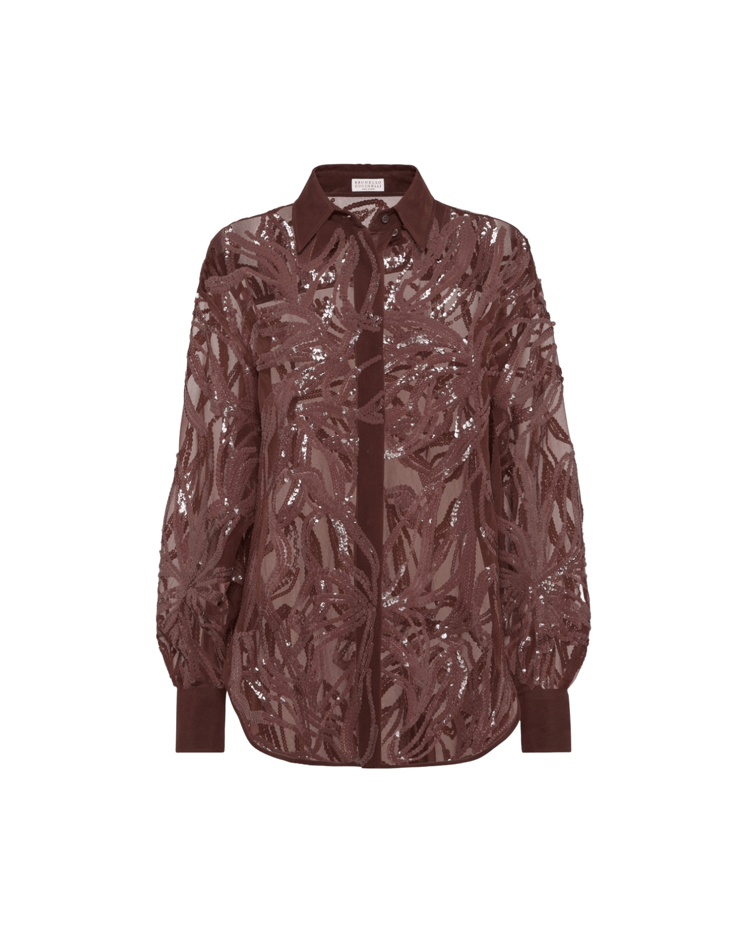 Brunello Cucinelli Shirt Bordeaux Glam Steals