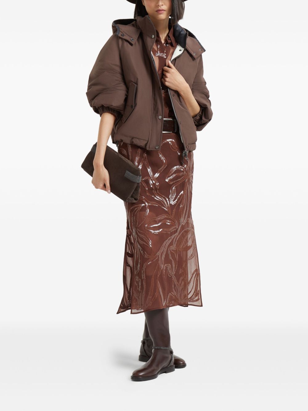 Brunello Cucinelli Shirt Bordeaux Glam Steals