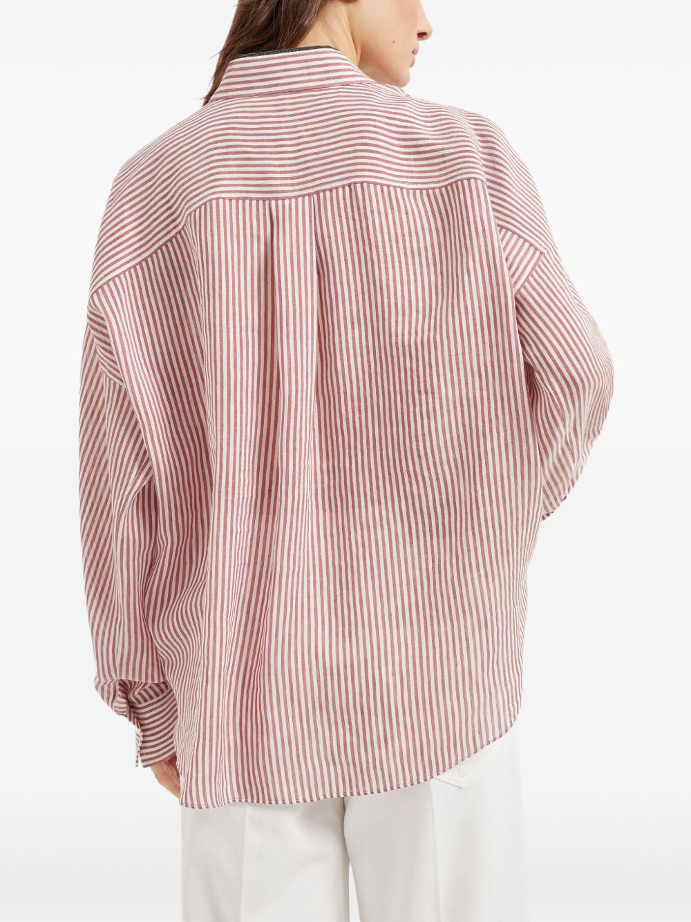 Brunello Cucinelli Shirt Bordeaux Glam Steals