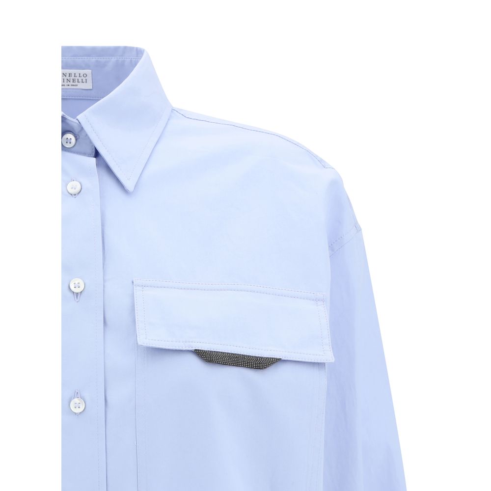Brunello Cucinelli Shirt With Iconic Jewelry Detail Glam Steals