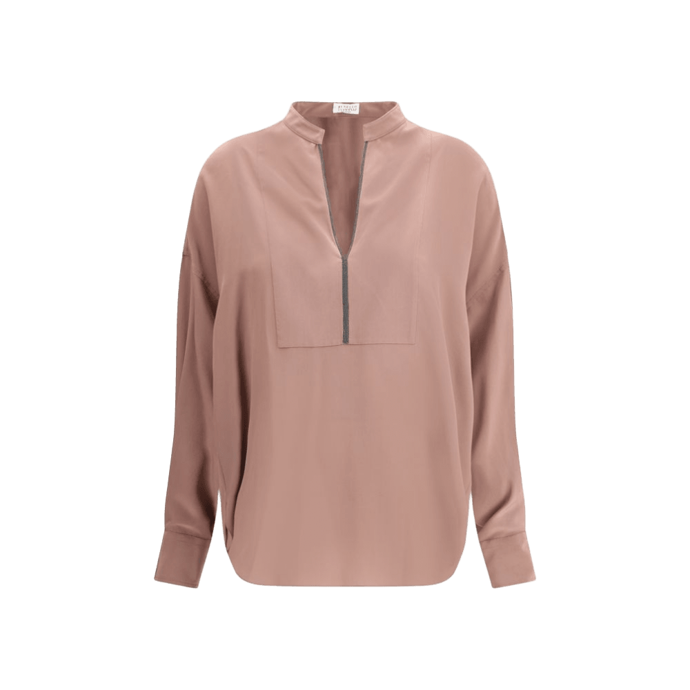 Brunello Cucinelli Silk Blouse Glam Steals