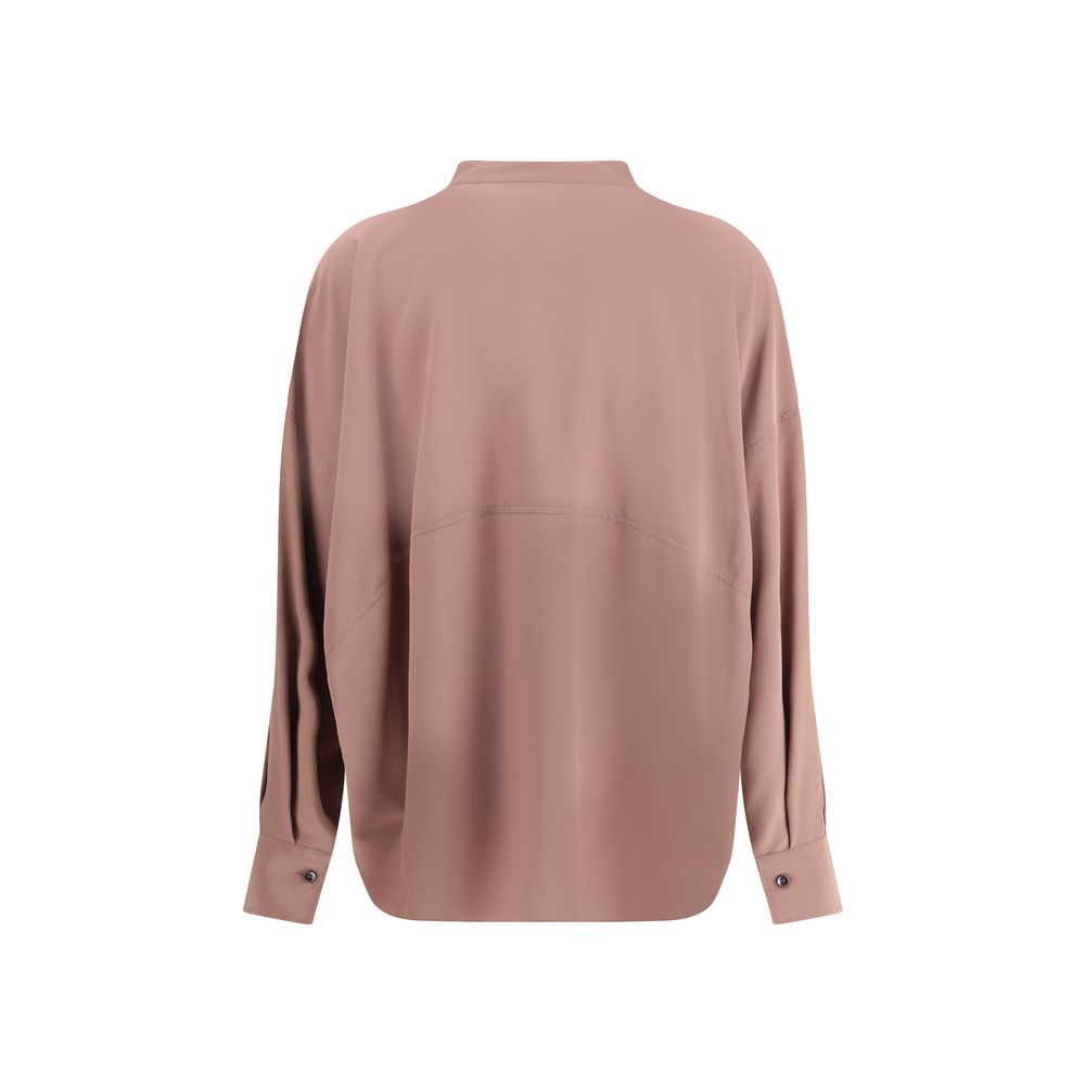 Brunello Cucinelli Silk Blouse Glam Steals
