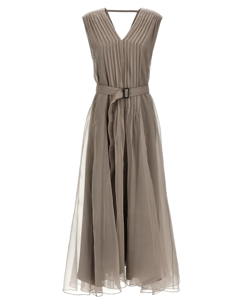 Brunello Cucinelli Silk Dress Glam Steals