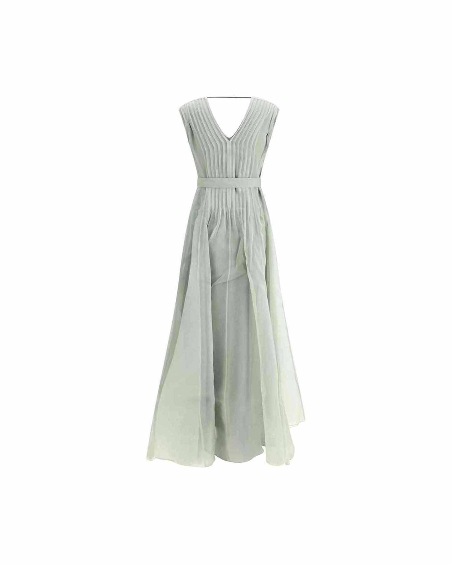 Brunello Cucinelli Silk Long Dress Glam Steals