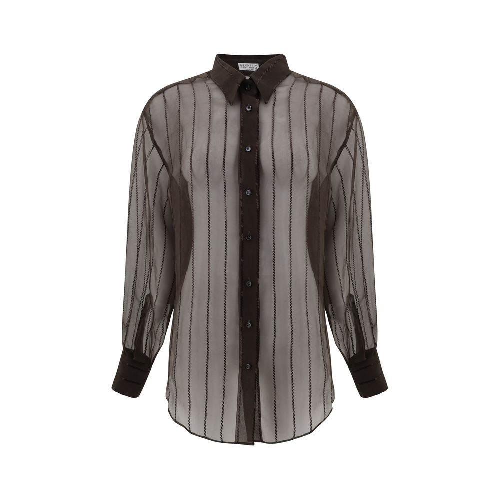 Brunello Cucinelli Silk Shirt Glam Steals