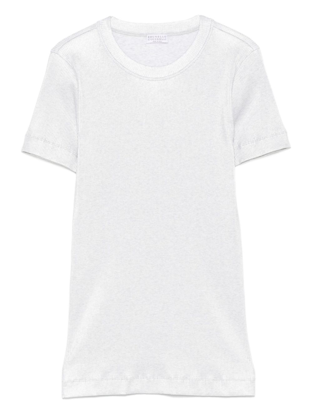 Brunello Cucinelli Silver T-shirt Glam Steals
