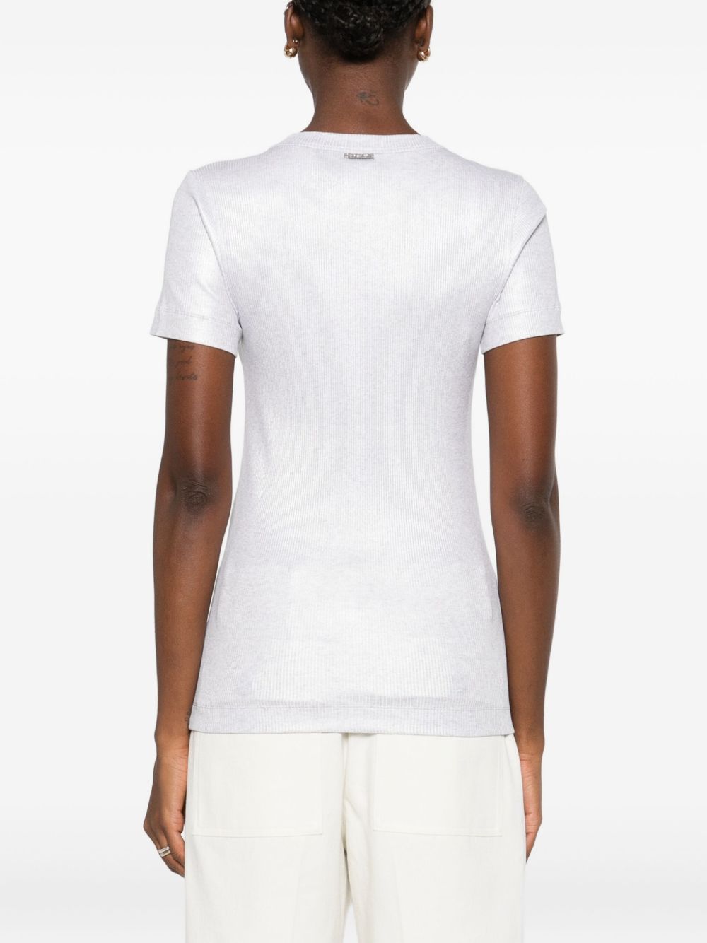 Brunello Cucinelli Silver T-shirt Glam Steals