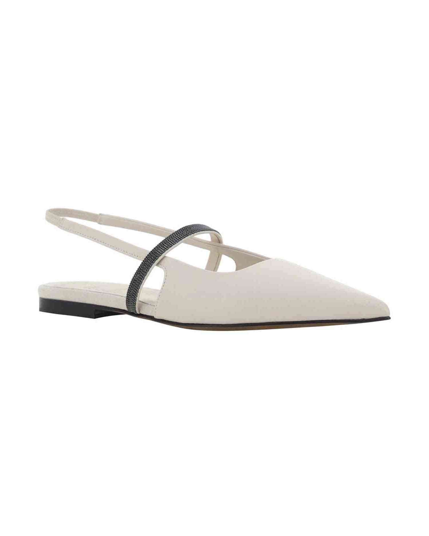 Brunello Cucinelli Slingback Flats Glam Steals