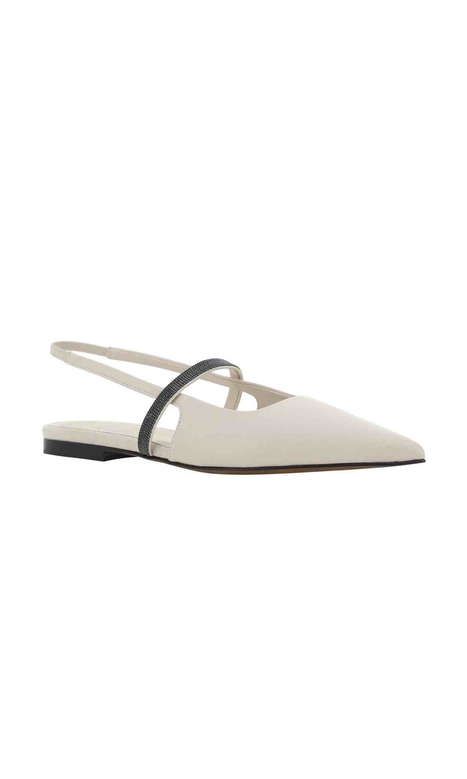 Brunello Cucinelli Slingback Flats Glam Steals