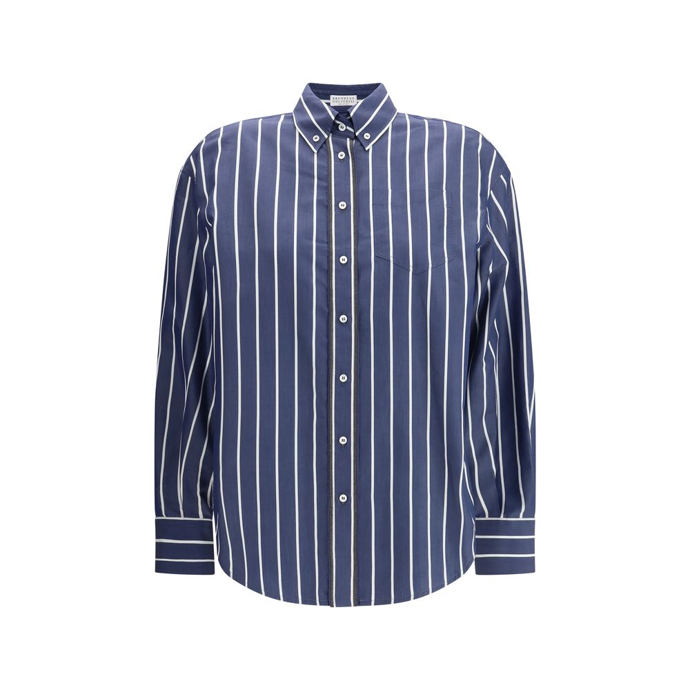 Brunello Cucinelli Striped Shirt Glam Steals