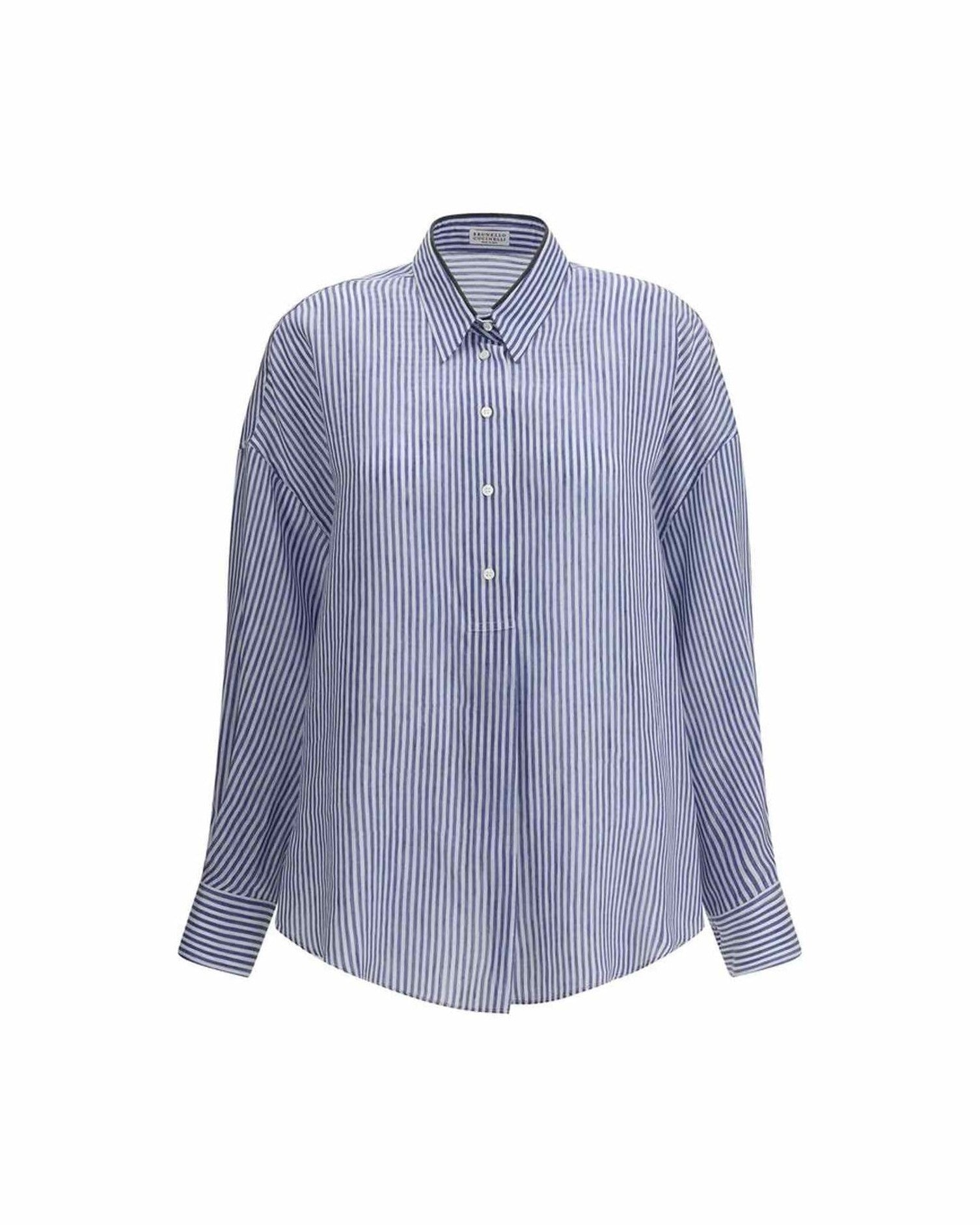 Brunello Cucinelli Striped Shirt Glam Steals